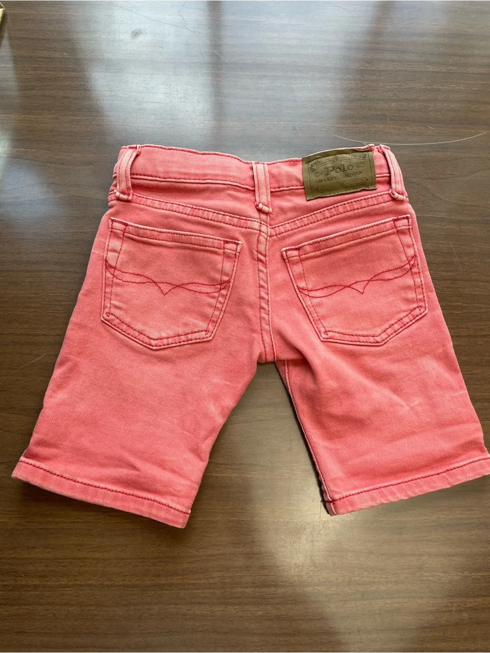 Polo by Ralph Lauren Kids Coral Denim Shorts